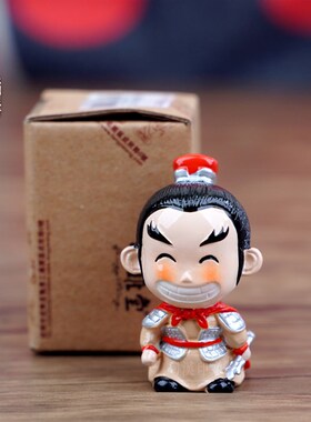 迷你三国人物公仔家居摆件饰品 可爱创意旅游礼品朋友同学礼