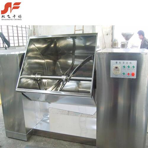 槽型混合机 厂家CH干粉湿粉饲料搅拌机不锈钢卧式食品高速混料机 - 图1