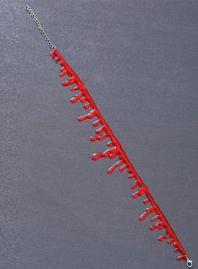 Halloween decorative horror vampire Diablo blood Necklace