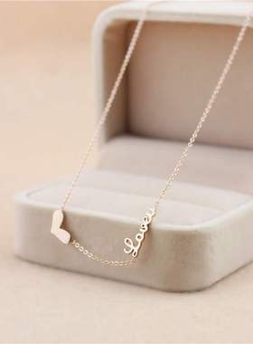 Japan and South Korea titanium steel non fading Necklace le