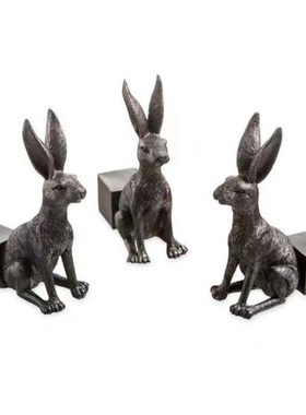 跨境新品动物摆件园艺植物盆脚支撑树脂工艺品装饰摆饰