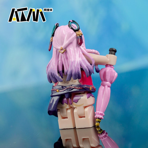 原神西特菈莉周边美少女动漫乐高人仔泳装人偶积木胖手办玩具模型 - 图2