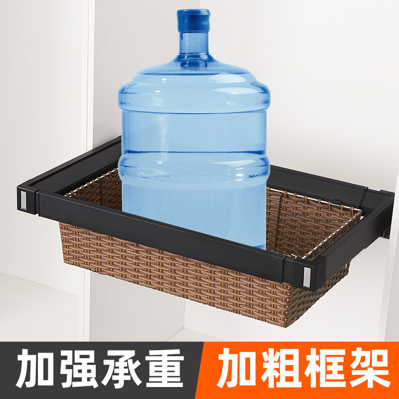 新品销衣柜拉篮裤架衣柜内置抽拉伸缩滑轨首饰盒抽屉式衣帽间五金,淘宝优惠券,粉丝福利购,淘宝优惠卷