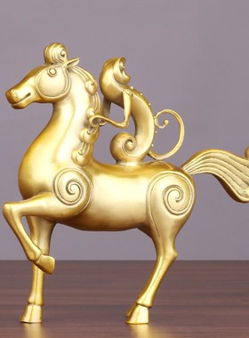 速发纯铜马上马侯摆件封上猴拿印猴生肖猴家用客装书房办公室小号