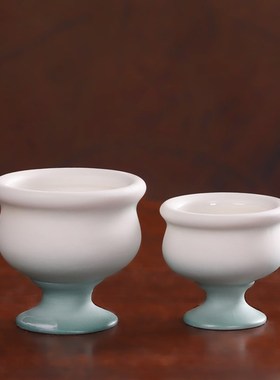 快速发货陶j瓷酒杯供佛水杯净水杯佛前观音敬神水杯家用财神小