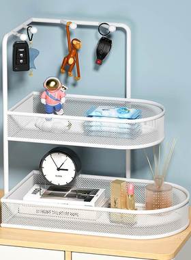 钥匙收纳盒家居装饰摆件玄关鞋柜上桌面杂物置物架简约现代挂钩架