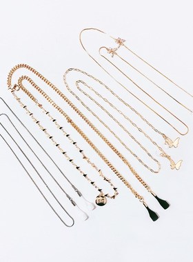 无线耳机防丢绳项链防丢链蓝牙耳机防丢绳通用挂链挂绳眼镜链一体