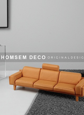 现代高端亚克力微缩别墅软装饰展示盒样板间书房客厅玄关艺术摆件