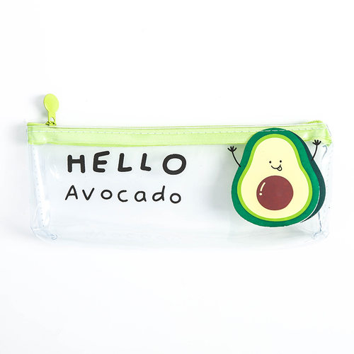 极速1 Pcs Pencil Case School Supplies Avocado School Pencil - 图3