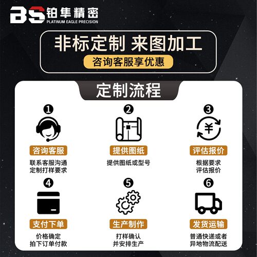 导向轴SHP01 SHP02-D8 D10 D12 D15 D16-L50 L80 L100 L150-E6 E8 - 图3