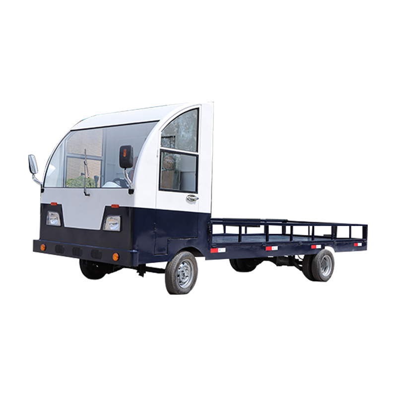 厂家直供电动四轮平板拉货车大功率5吨全棚倒货车物流搬运养猪车 - 图3
