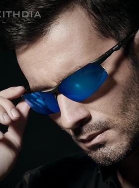 太阳偏光眼镜镜太阳眼镜开车男士驾驶司机运动专用变色钓鱼日男夜