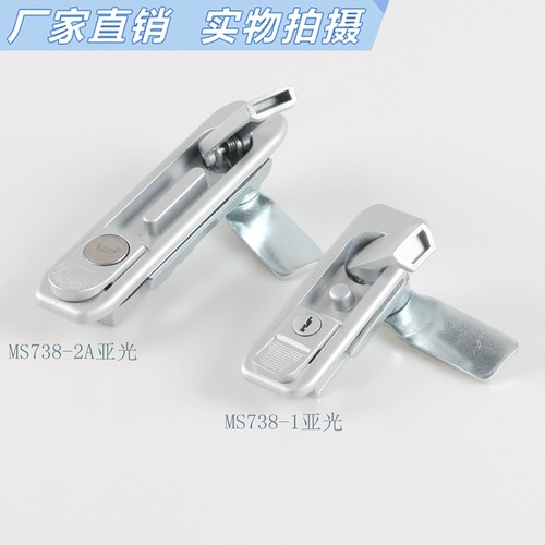 柜锁MS738-1配电箱锁/配电柜平面锁/配电柜箱弹跳锁 机械门锁工业 - 图1