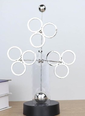 混沌摆永动机不停无限循环创意工艺礼品摆饰小摆件网红秋千桌面家