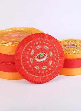 蒲团坐垫 家用磕大头莲花蒲团跪拜垫 寺院拜佛垫 圆形拜垫