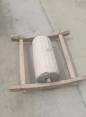 好货厂促怀旧老物件老式立柱石磙子农村农具民宿景点装饰摆饰道具