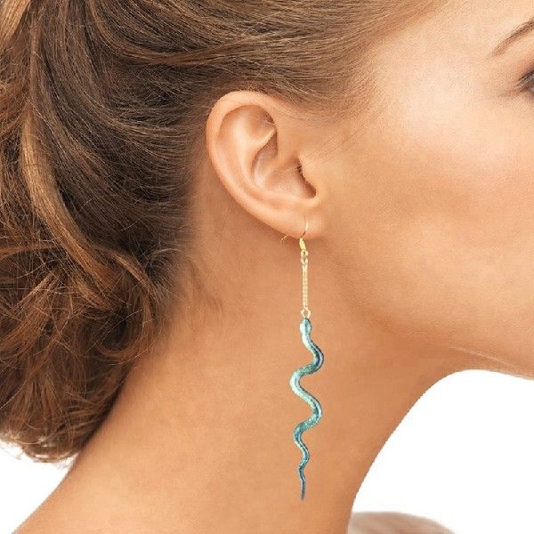 2 PCS Earring Silicone Mould Serpentine Resin Mould For DIY - 图2