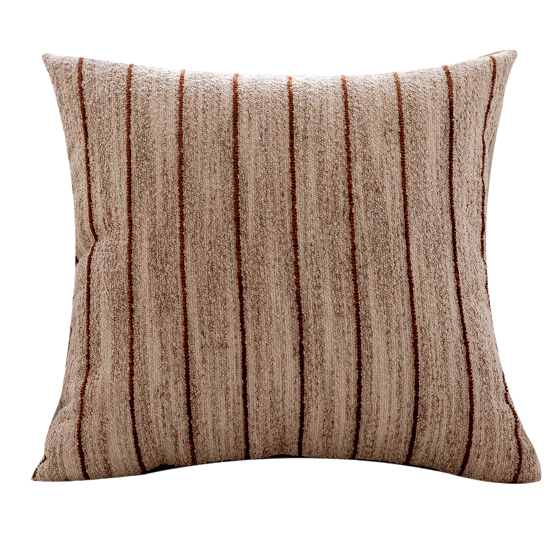 焦糖红肌理羊毛感靠垫 现代简约客厅抱枕 侘寂风空间营造利器,淘宝优惠券,粉丝福利购,淘宝优惠卷