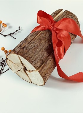 搬家柴火乔迁新居布置装饰用品入宅进火礼品客厅乔迁之喜摆件木柴