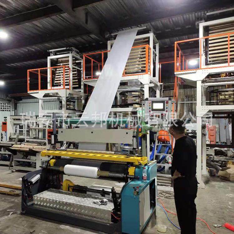 供应SJ-C50 PLC全自动塑料袋吹膜机 高速自动换卷吹膜机包装膜,淘宝优惠券,粉丝福利购,淘宝优惠卷