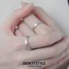 DOACH Meteor Shower Couple Ring 999 Sterling Silver Ring