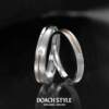 DOACH Meteor Shower Couple Ring 999 Sterling Silver Ring