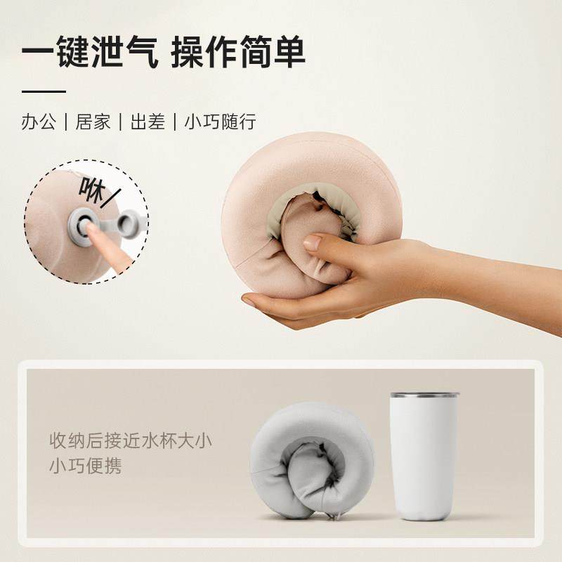 允宝颈椎按摩器肩颈部按摩仪热敷脖子旅行枕U型枕午睡枕生日礼物,淘宝优惠券,粉丝福利购,淘宝优惠卷