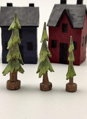 #82588富丽BB原单设计师款树脂摆件桌面摆饰圣诞树圣诞节