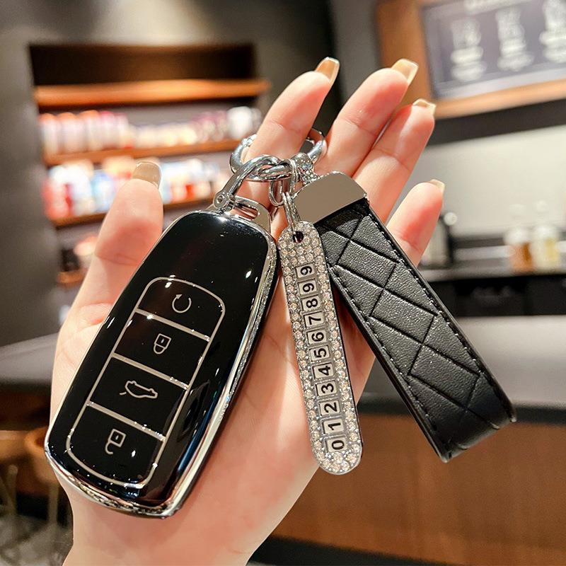 2021款奇瑞8PLUS钥匙套豪享版全包汽车保护瑞虎8p钥匙保护套TPU - 图2