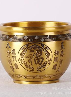 厂家黄铜缸 对联缸 百福缸 铜缸 量大价低