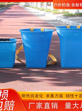 速发农用塑料水篼不漏编成人胶背篓仿竹背背筐采蘑菇赶集买菜水果