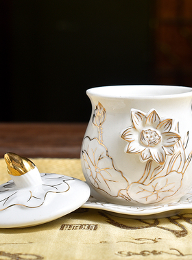 速发莲水杯供佛杯家用供杯佛前水杯净水杯奉花供供仙家财神观音圣