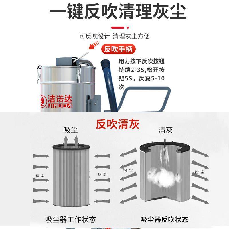 380V重型工业吸尘器7500W大功率木铁屑碳黑铜铝粉尘煤灰清理防爆,淘宝优惠券,粉丝福利购,淘宝优惠卷