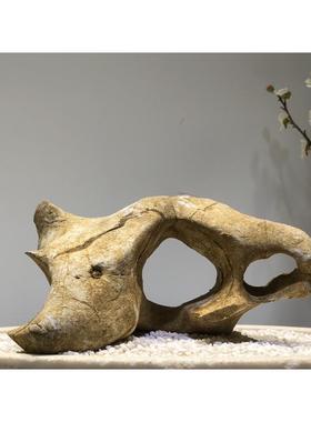 太湖石 假山盆景石头小摆件鱼缸造景附石观光石天然石材原石抱石