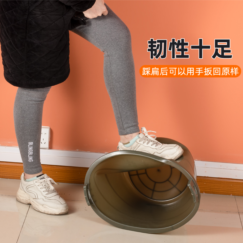 牛筋桶胶桶家用户外农村用打水桶粪桶多用途塑料桶工地倒垃圾泥灰 - 图0