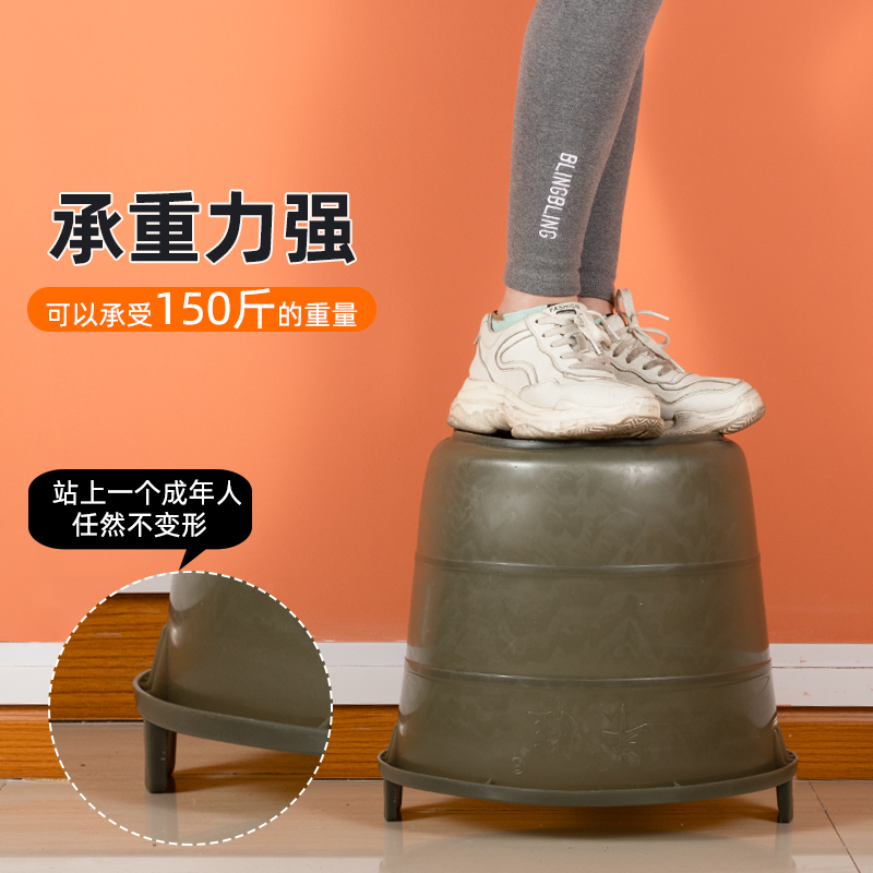 牛筋桶胶桶家用户外农村用打水桶粪桶多用途塑料桶工地倒垃圾泥灰 - 图1