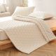 Red bean thickened milk velvet quilted mattress