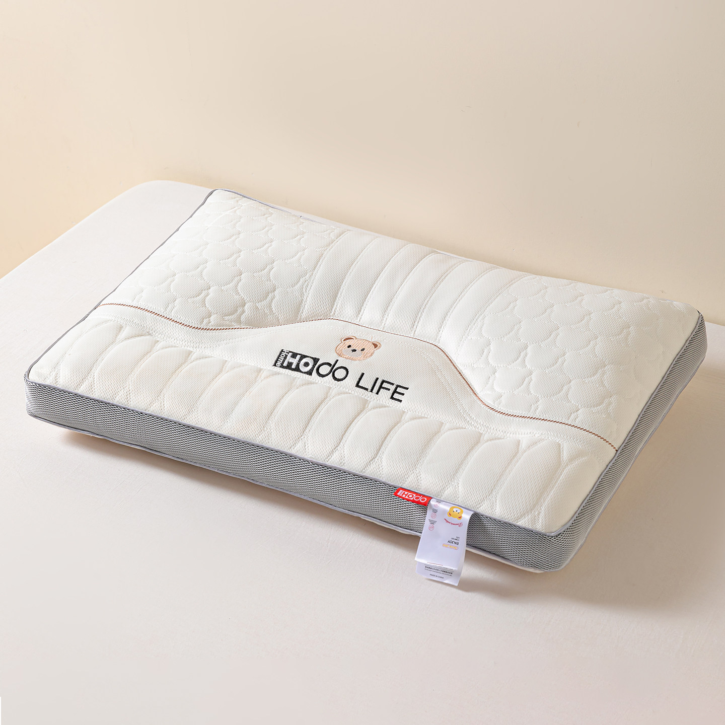 红豆枕头枕芯护颈椎助睡眠深睡枕成人睡觉乳胶枕侧睡枕家用一对男,淘宝优惠券,粉丝福利购,淘宝优惠卷