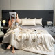 Red Bean Cooling Ice Silk Summer Cooling Quilt Set of Four