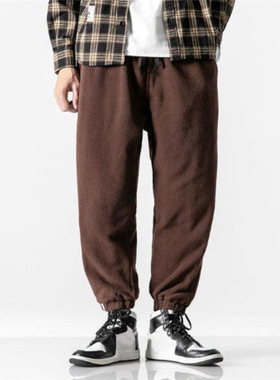 New Loose Jogging Pants Men 2022 New Fashion Fleece Autumn W