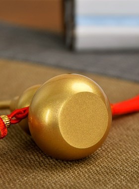 福禄寿喜葫芦车挂纯黄铜可开盖家居饰品客厅装饰葫芦汽车挂件礼品