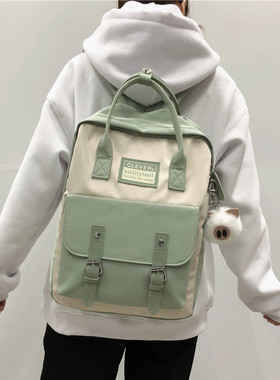 好货JULYCCINO Women Nylon Backpack Candy Color Waterproof Sc