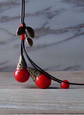 Vintage Handmade Ethnic Style Sweater Chain Jewelry Personal