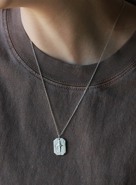 纯银原创项链高级感气质简约个性