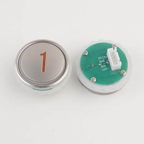 拉把电梯按钮NY20041659H03按钮不锈钢圆形适用江南嘉捷苏州富士 - 图3