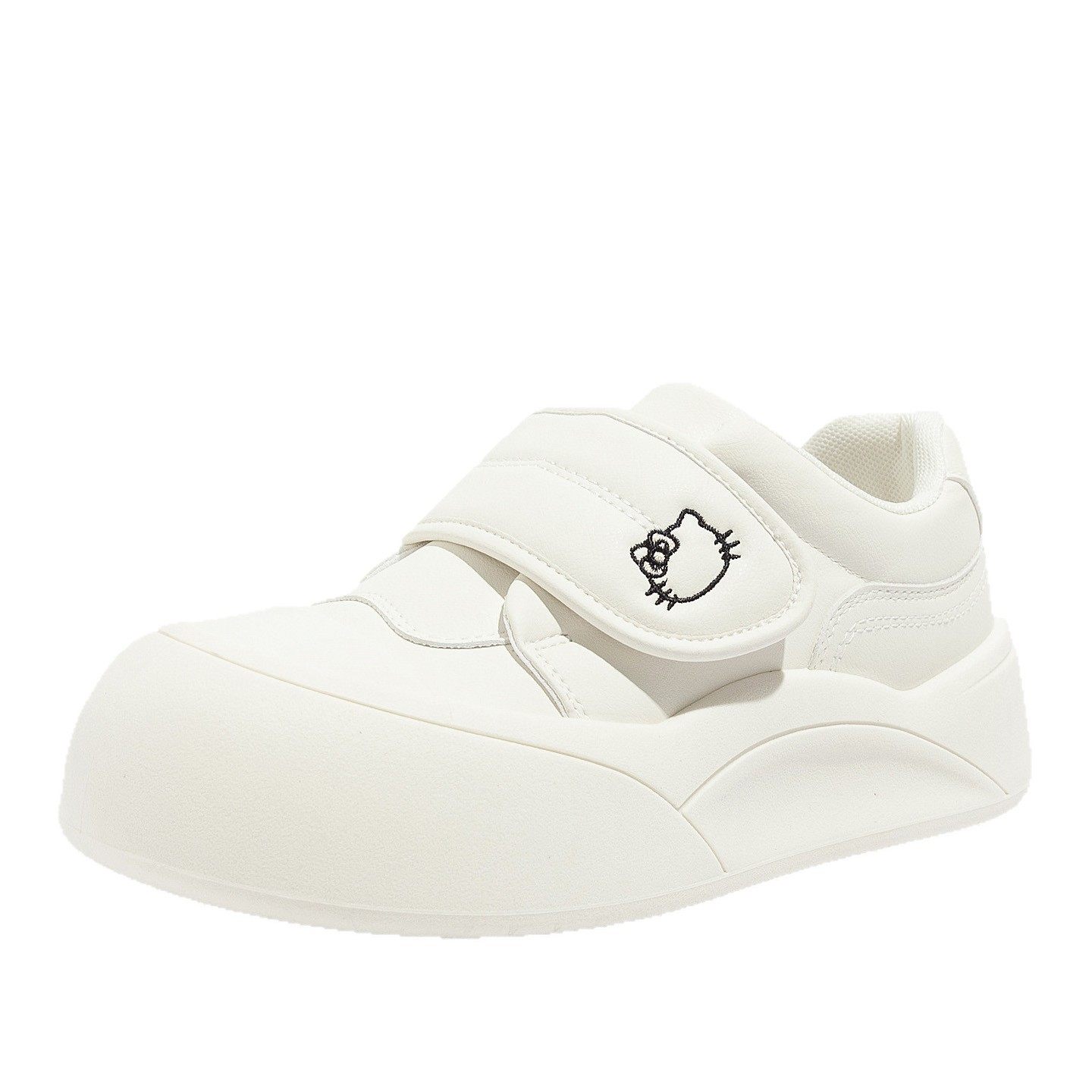 森屿女鞋简约时尚可爱低帮小白鞋女2026新款春季百搭魔术贴休闲厚,淘宝优惠券,粉丝福利购,淘宝优惠卷