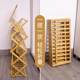 Nanzhu folding shoe rack multi-layer space-saving and free installation at the entrance door shoe storage rack is simple and large-capacity storage