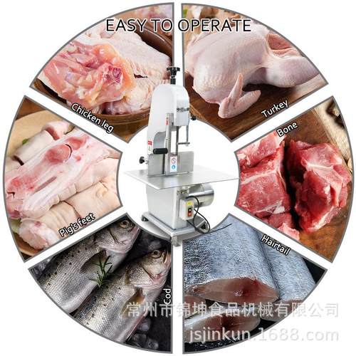锯骨机商用电动切骨机台式剁骨锯肉机切割鱼猪蹄牛排骨冻肉机 - 图1