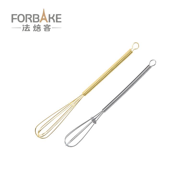 法焙客迷你打蛋器304不锈钢 打奶油和面器手动家用打发器搅拌器 - 图0