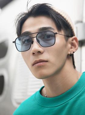 enson9碳纤维超轻夜视偏光太阳镜 时尚简约黑框墨镜飞行员潮眼镜